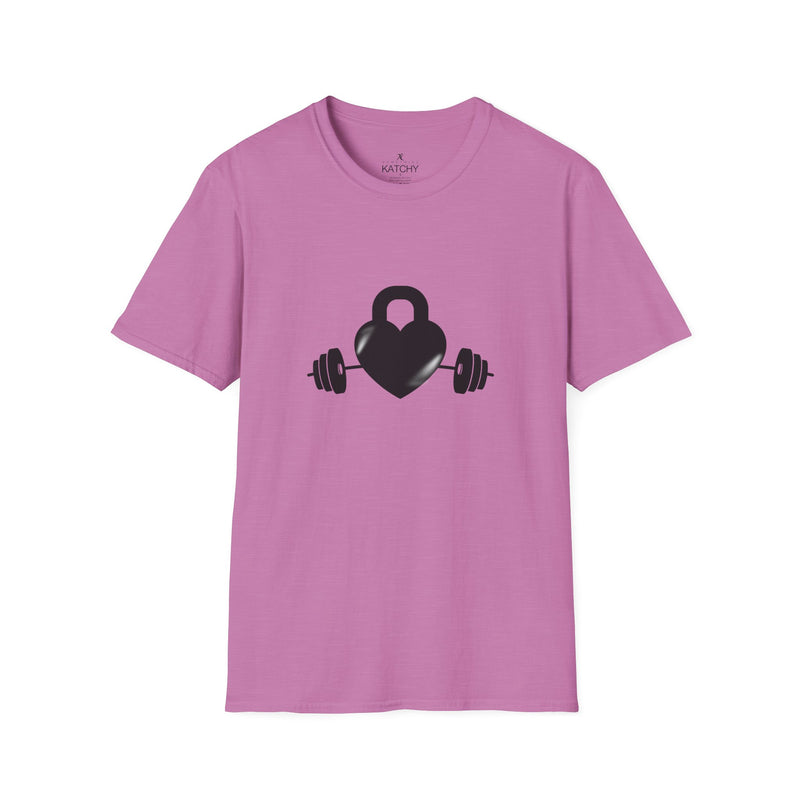 Heart Shape Kettlebell Workout T-Shirt