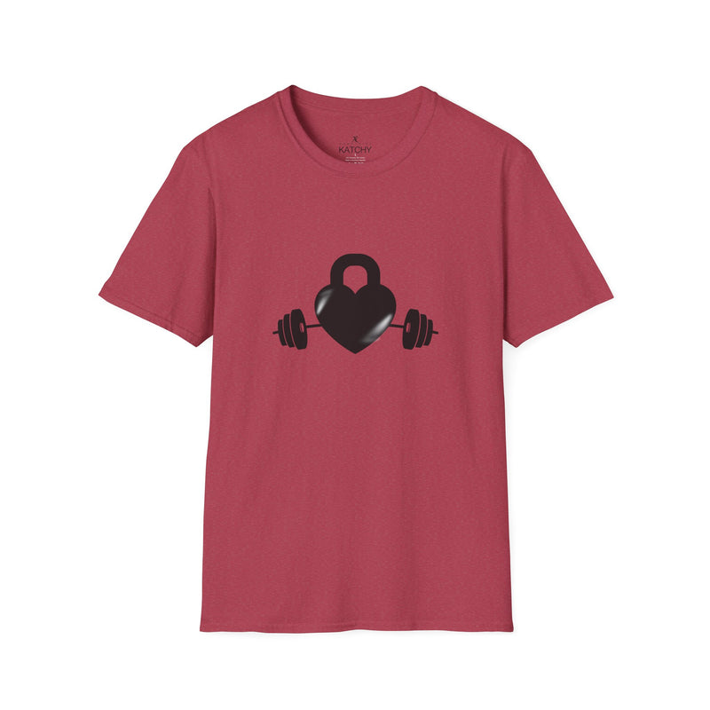 Heart Shape Kettlebell Workout T-Shirt