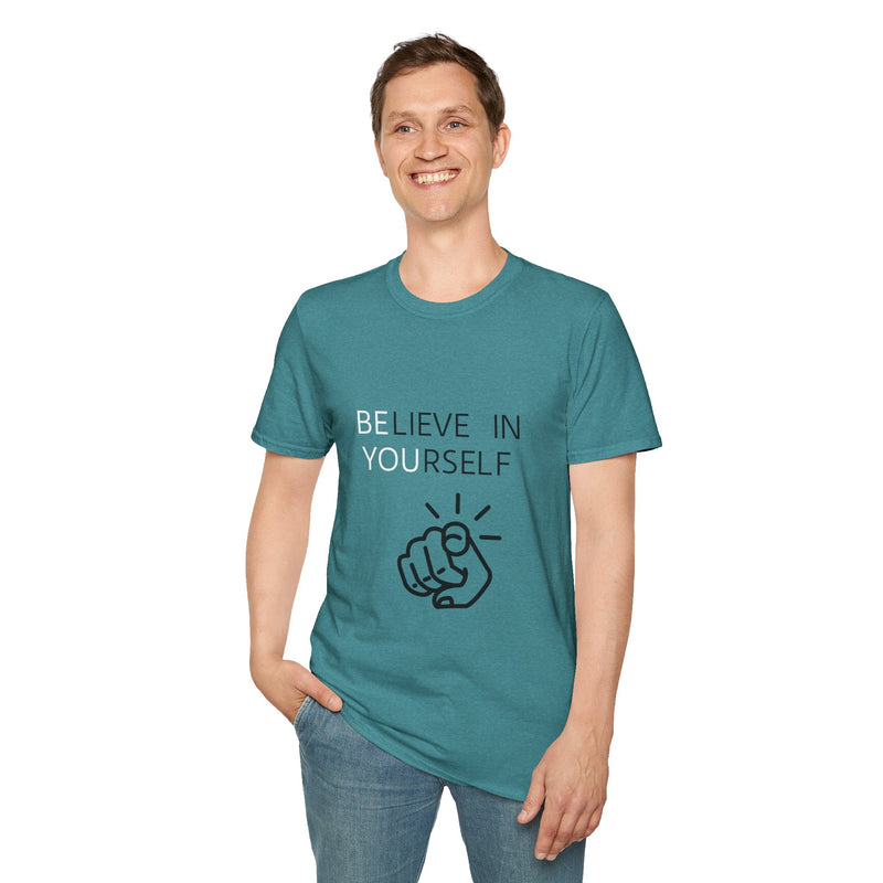 Believe in You Unisex T-Shirt - Workout Inspirational Tee