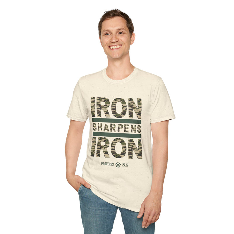 Iron Sharpens Iron Bible Verse Unisex T-Shirt