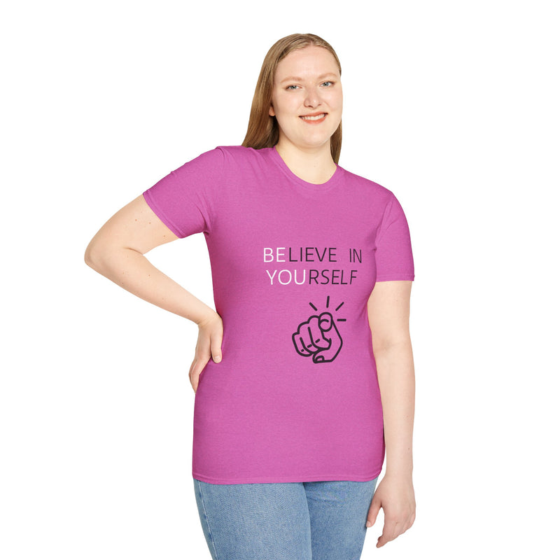 Believe in You Unisex T-Shirt - Workout Inspirational Tee