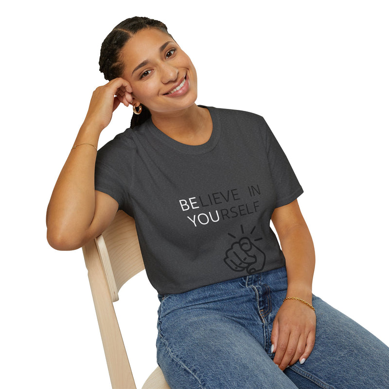 Believe in You Unisex T-Shirt - Workout Inspirational Tee