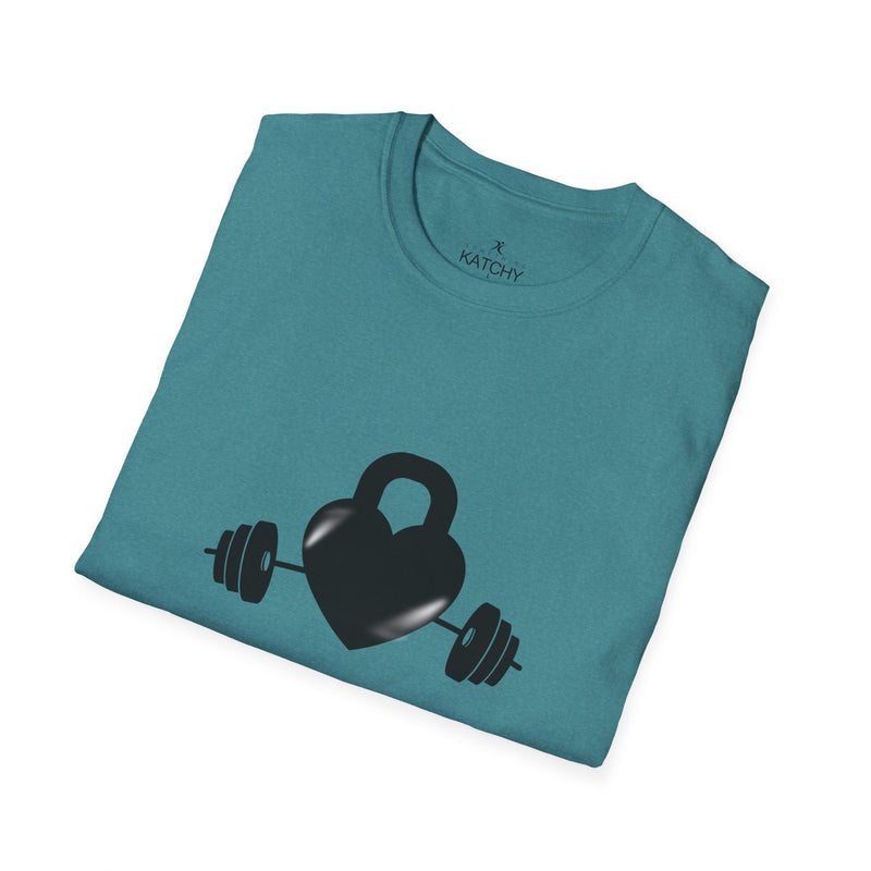 Heart Shape Kettlebell Workout T-Shirt