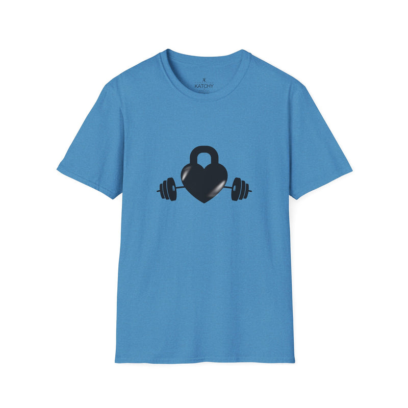 Heart Shape Kettlebell Workout T-Shirt