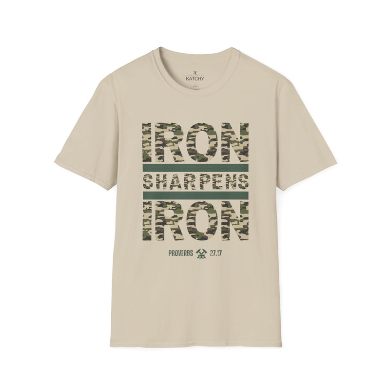 Iron Sharpens Iron Bible Verse Unisex T-Shirt