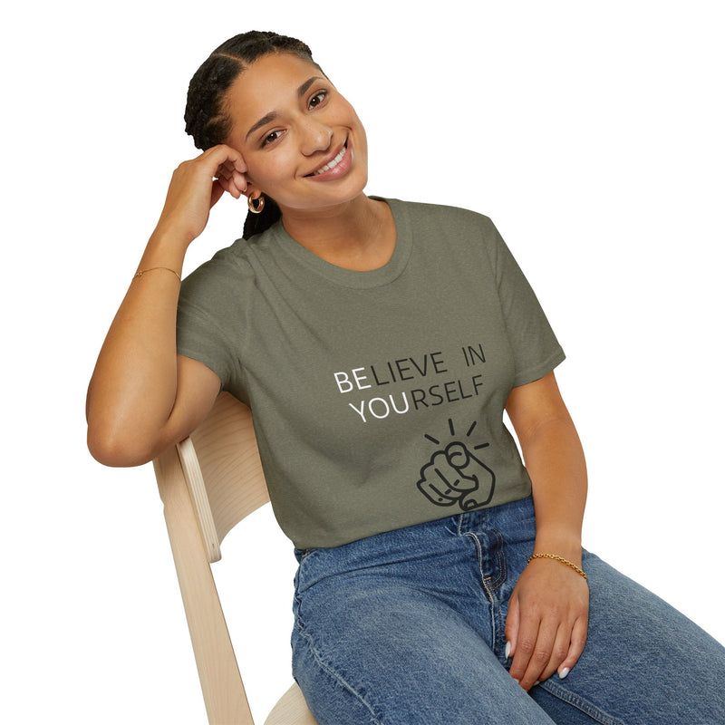 Believe in You Unisex T-Shirt - Workout Inspirational Tee