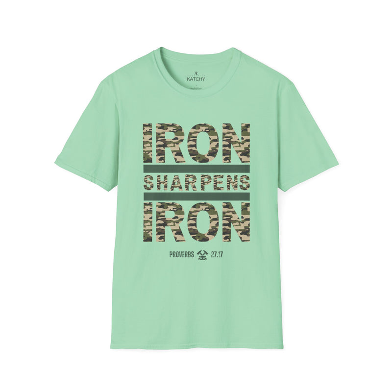 Iron Sharpens Iron Bible Verse Unisex T-Shirt