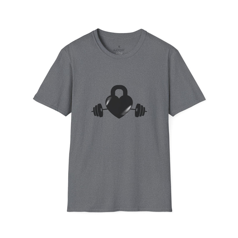 Heart Shape Kettlebell Workout T-Shirt