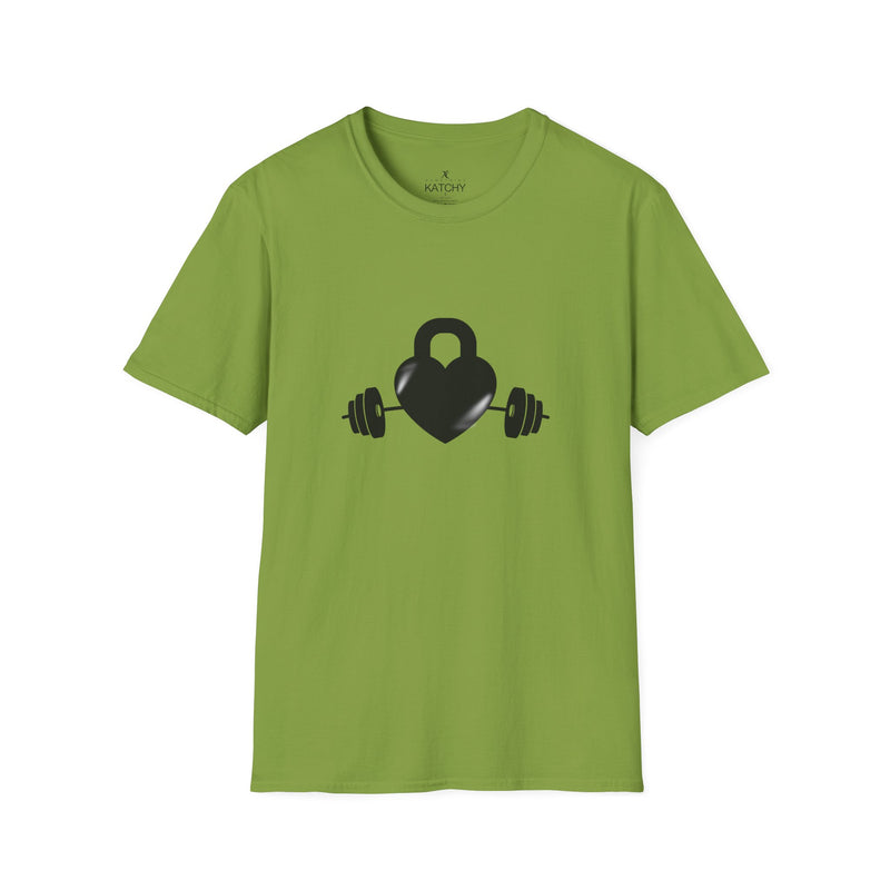 Heart Shape Kettlebell Workout T-Shirt