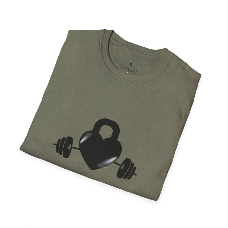 Heart Shape Kettlebell Workout T-Shirt