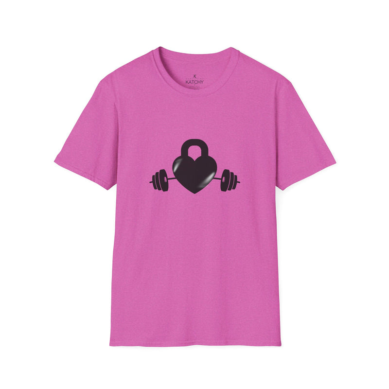 Heart Shape Kettlebell Workout T-Shirt