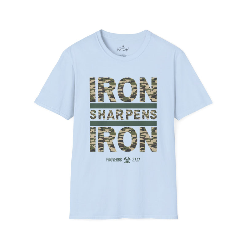 Iron Sharpens Iron Bible Verse Unisex T-Shirt