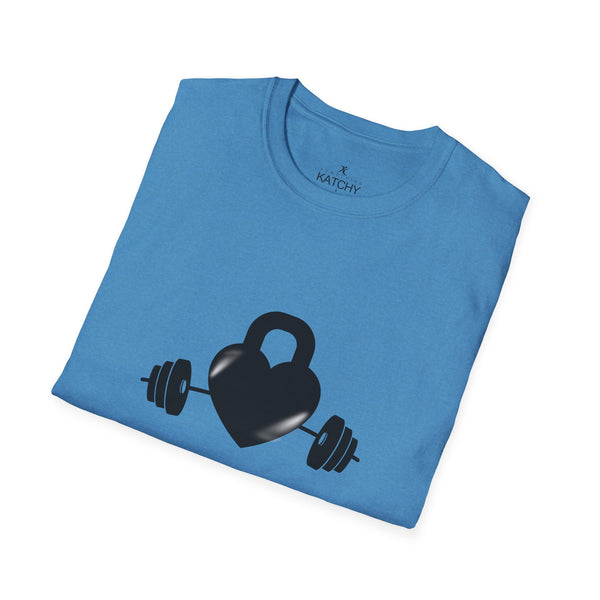 Heart Shape Kettlebell Workout T-Shirt