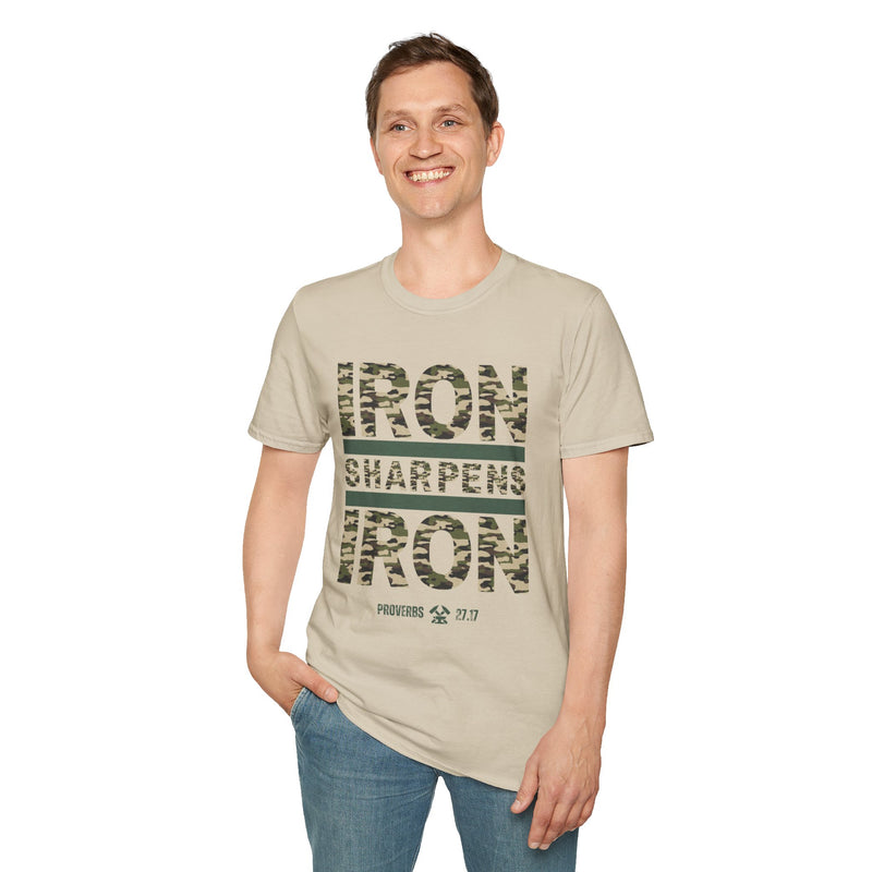 Iron Sharpens Iron Bible Verse Unisex T-Shirt