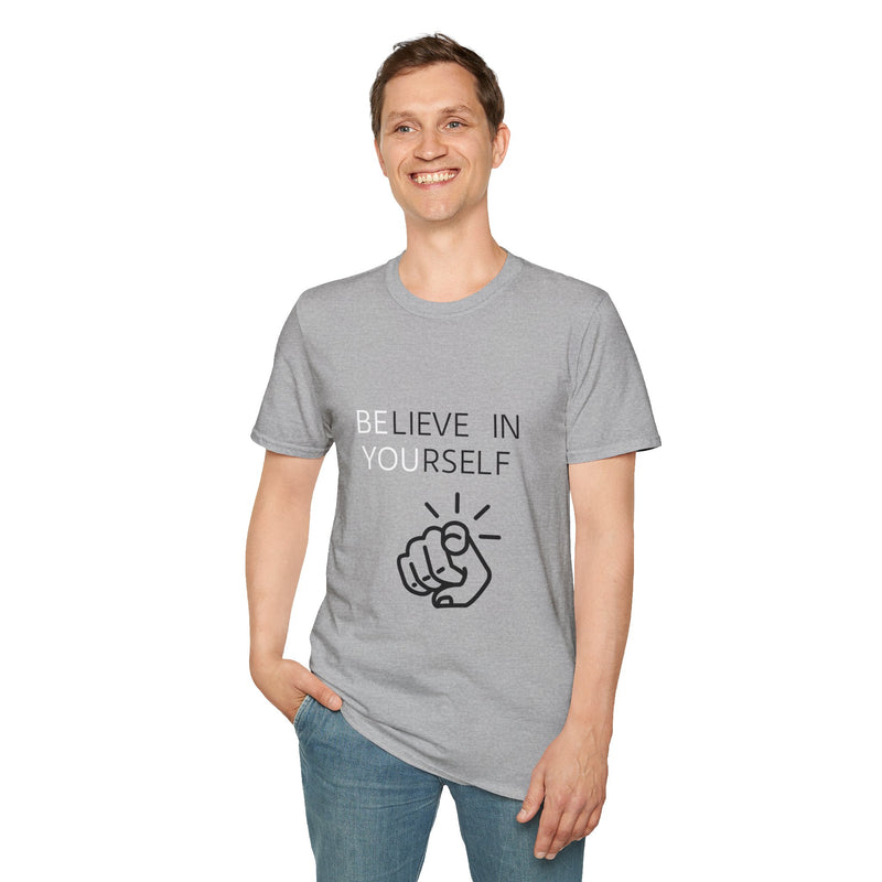 Believe in You Unisex T-Shirt - Workout Inspirational Tee