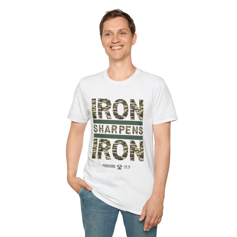 Iron Sharpens Iron Bible Verse Unisex T-Shirt