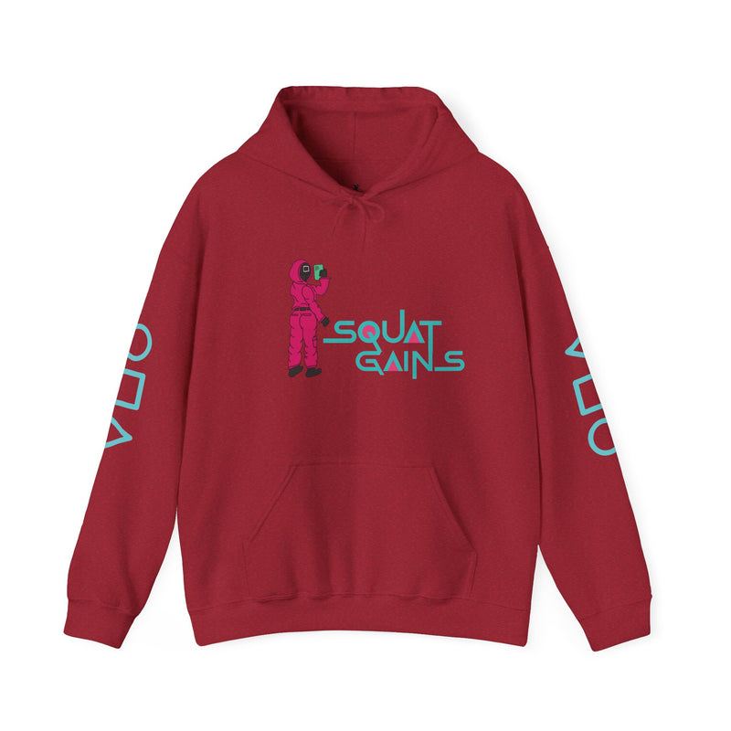 Squid Game Squat Gains Hoodie