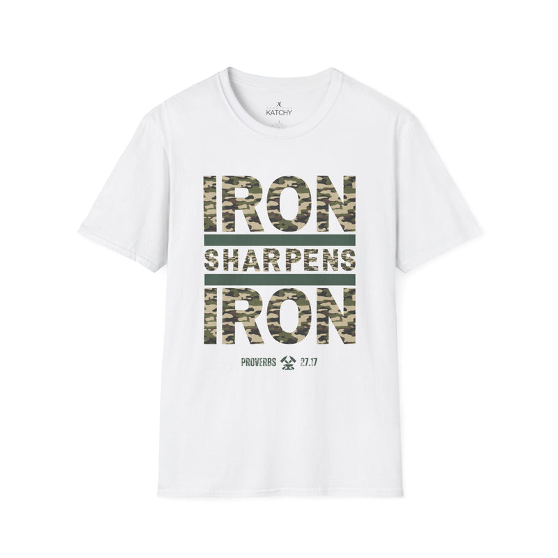 Iron Sharpens Iron Bible Verse Unisex T-Shirt