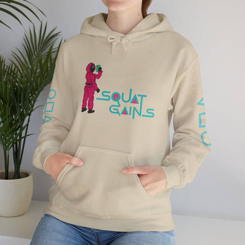 Squid Game Squat Gains Hoodie