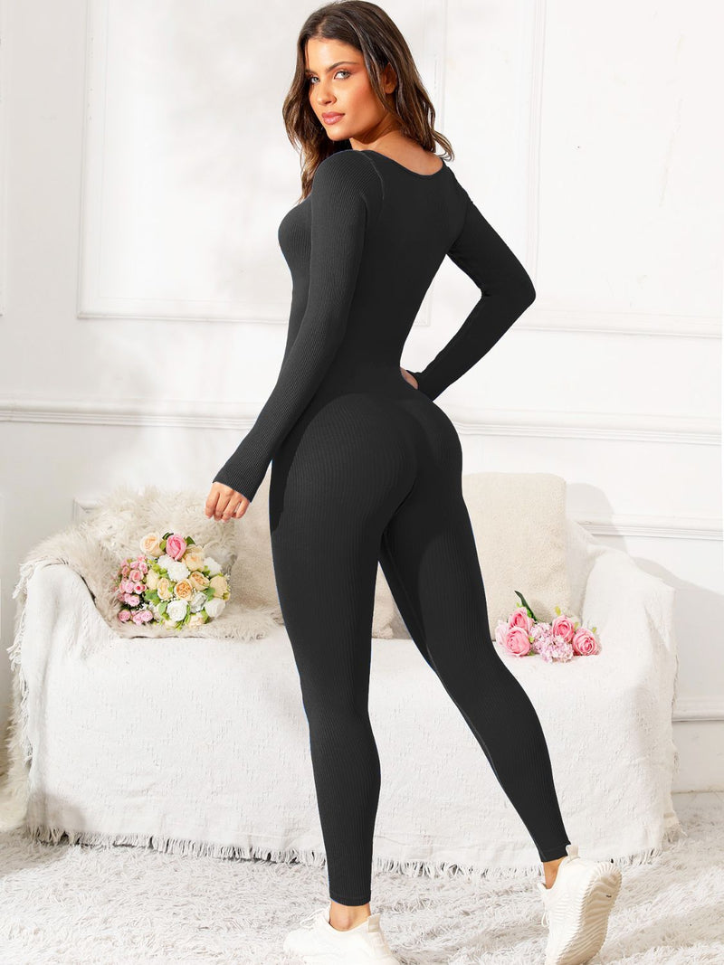 Long Sleeve Active Jumpsuit