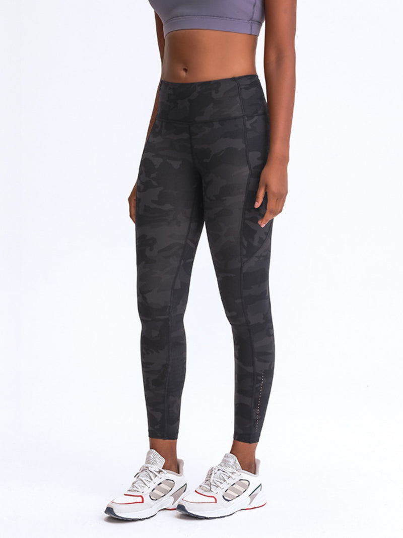 Millennia Wide Waistband Leggings with Pockets